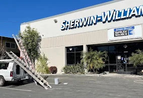 Completed commercial paint store exterior