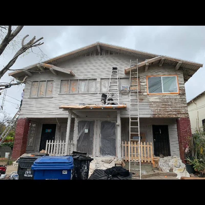 Craftsman exterior before painting