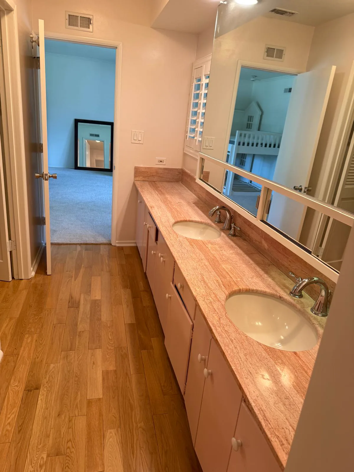 Finished master bath cabinet doors and drawers, San Gabriel