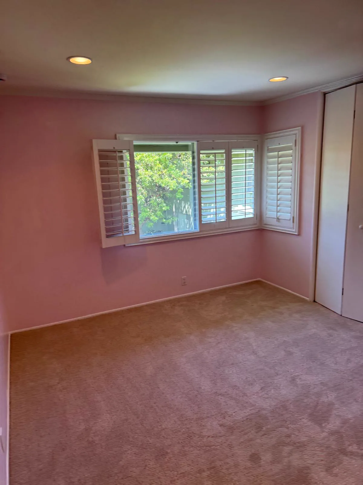 Repainted bedroom walls and trim, San Gabriel