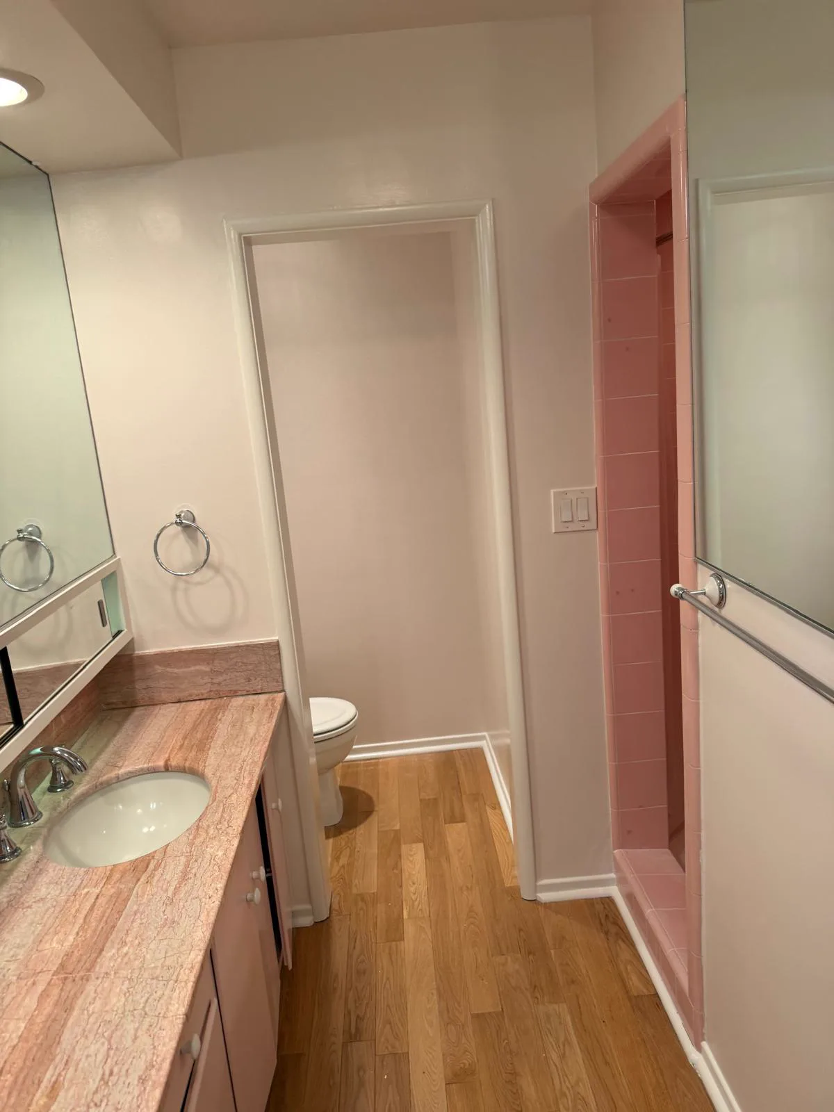 Finished San Gabriel master bathroom