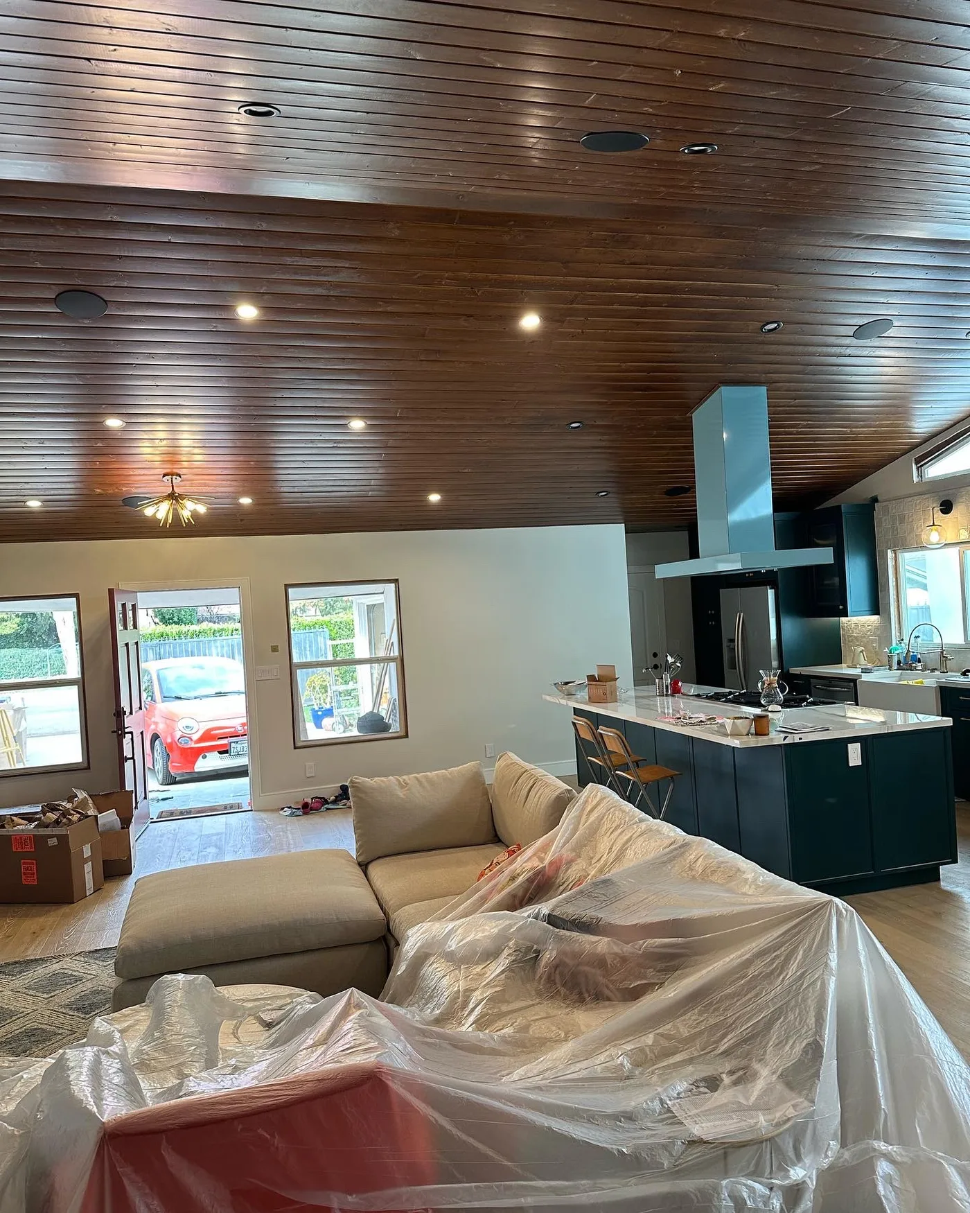 Interior ceiling stain work by Ivan's Pro Painting in South Pasadena