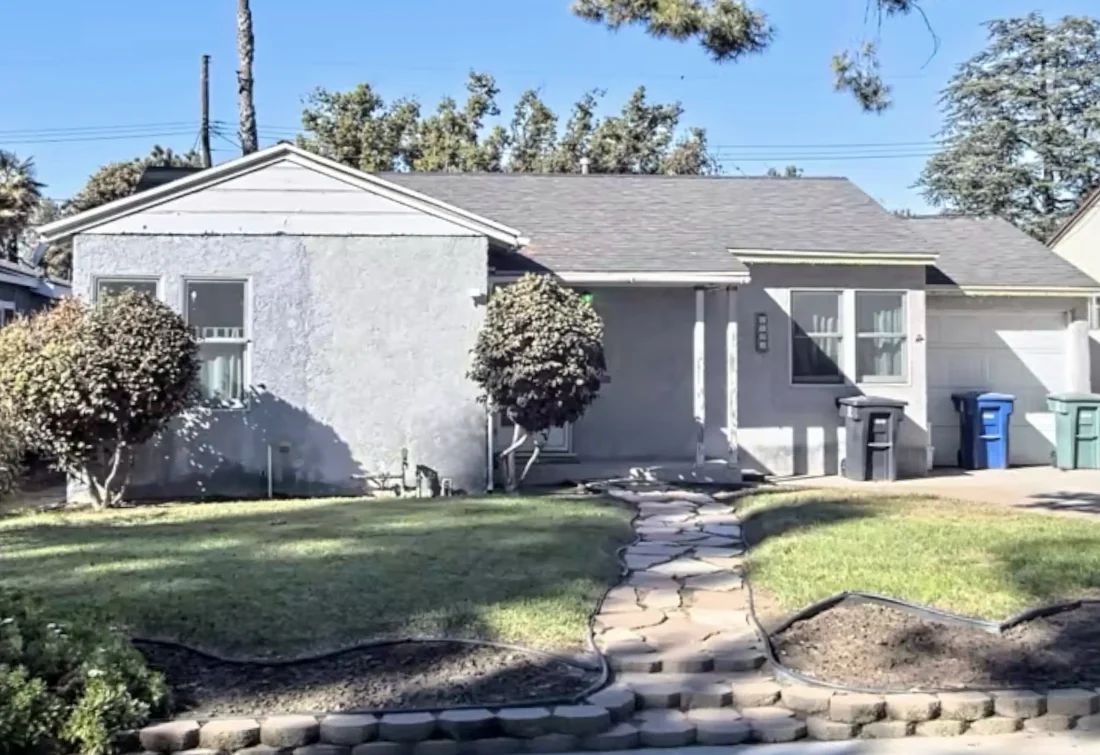 Completed residential stucco repaint